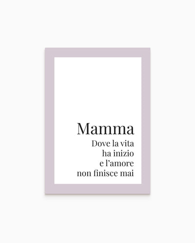 Poster Mamma amore senza fine