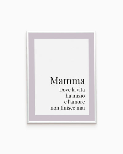 Poster Mamma amore senza fine
