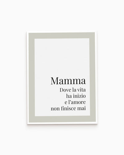 Poster Mamma amore senza fine