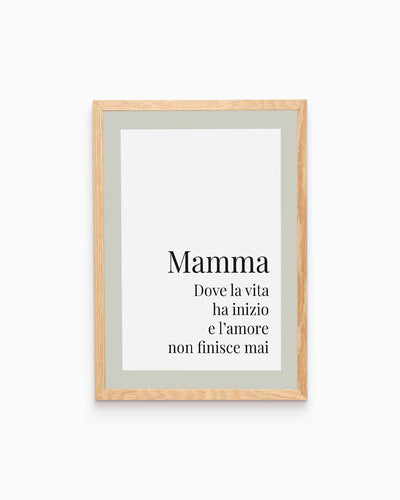 Poster Mamma amore senza fine