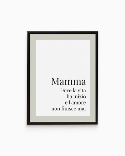 Poster Mamma amore senza fine