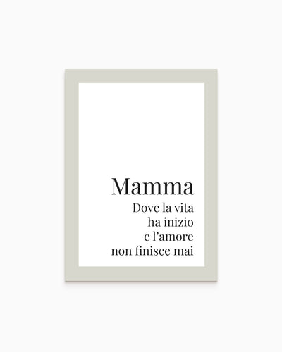 Poster Mamma amore senza fine