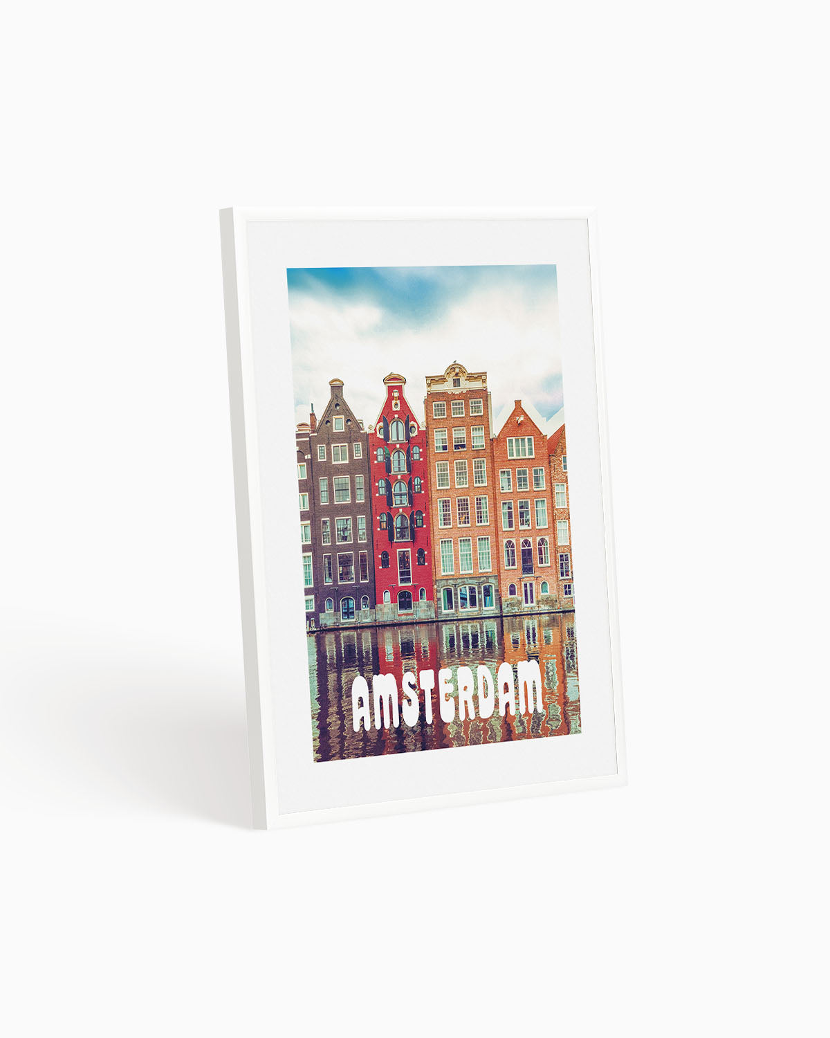 Poster city artistic Amsterdam