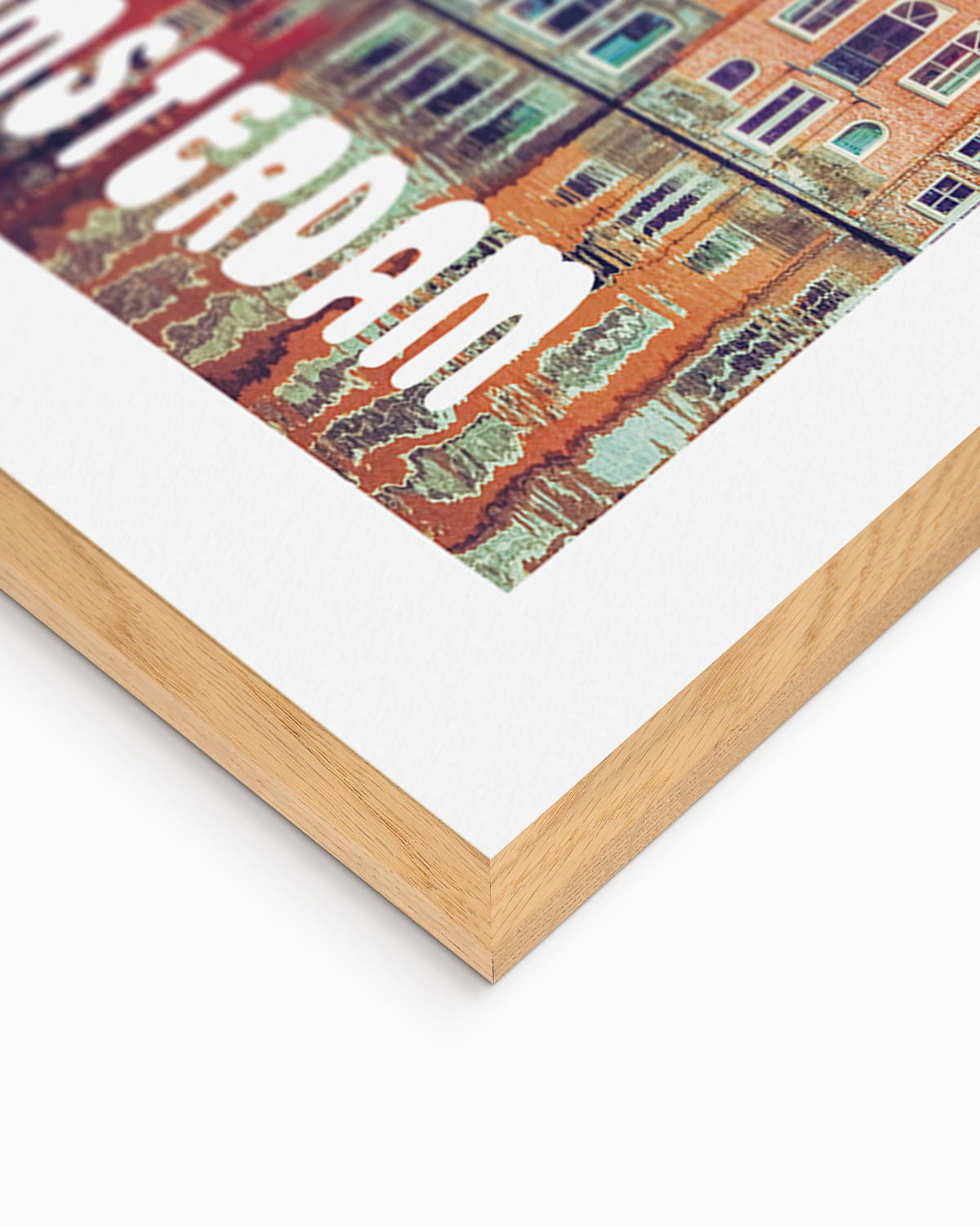 Poster city artistic Amsterdam