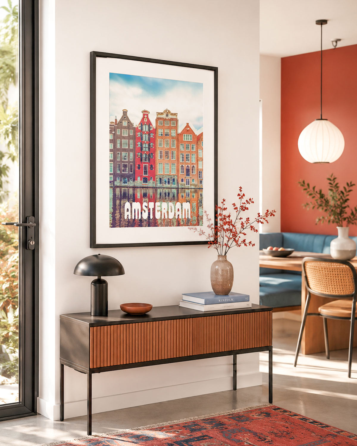 Poster city artistic Amsterdam