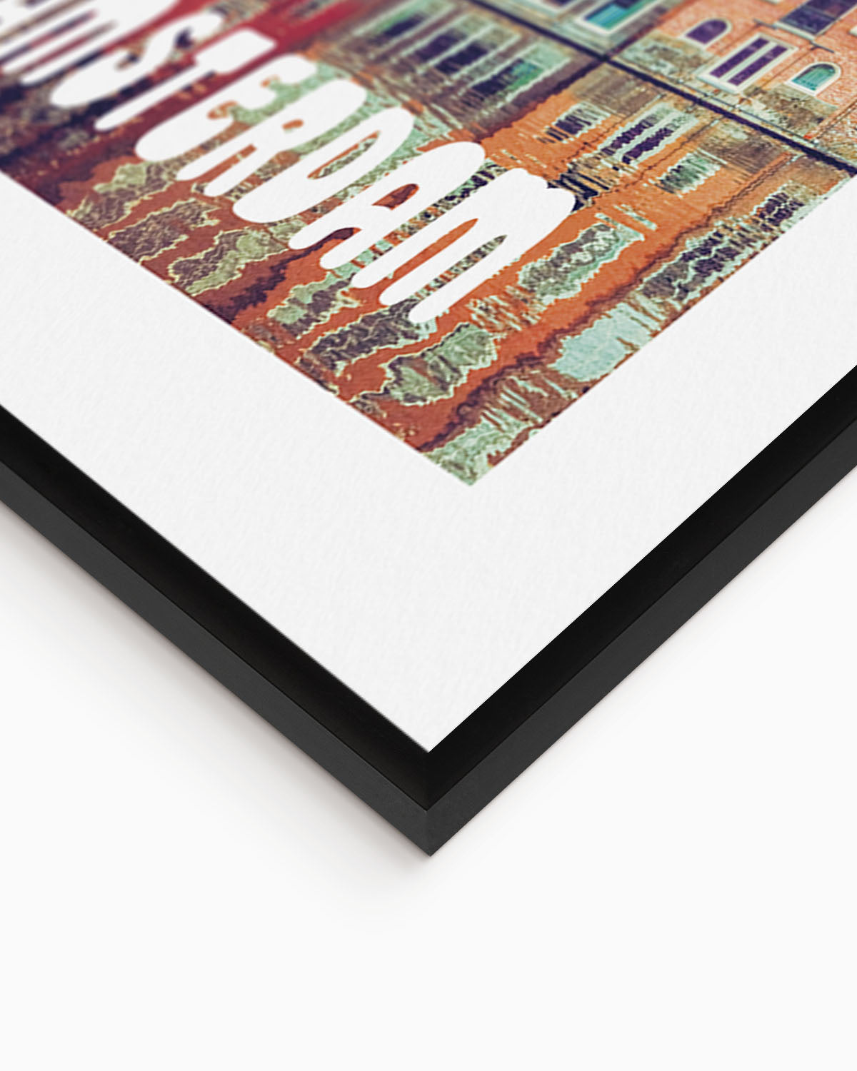 Poster city artistic Amsterdam