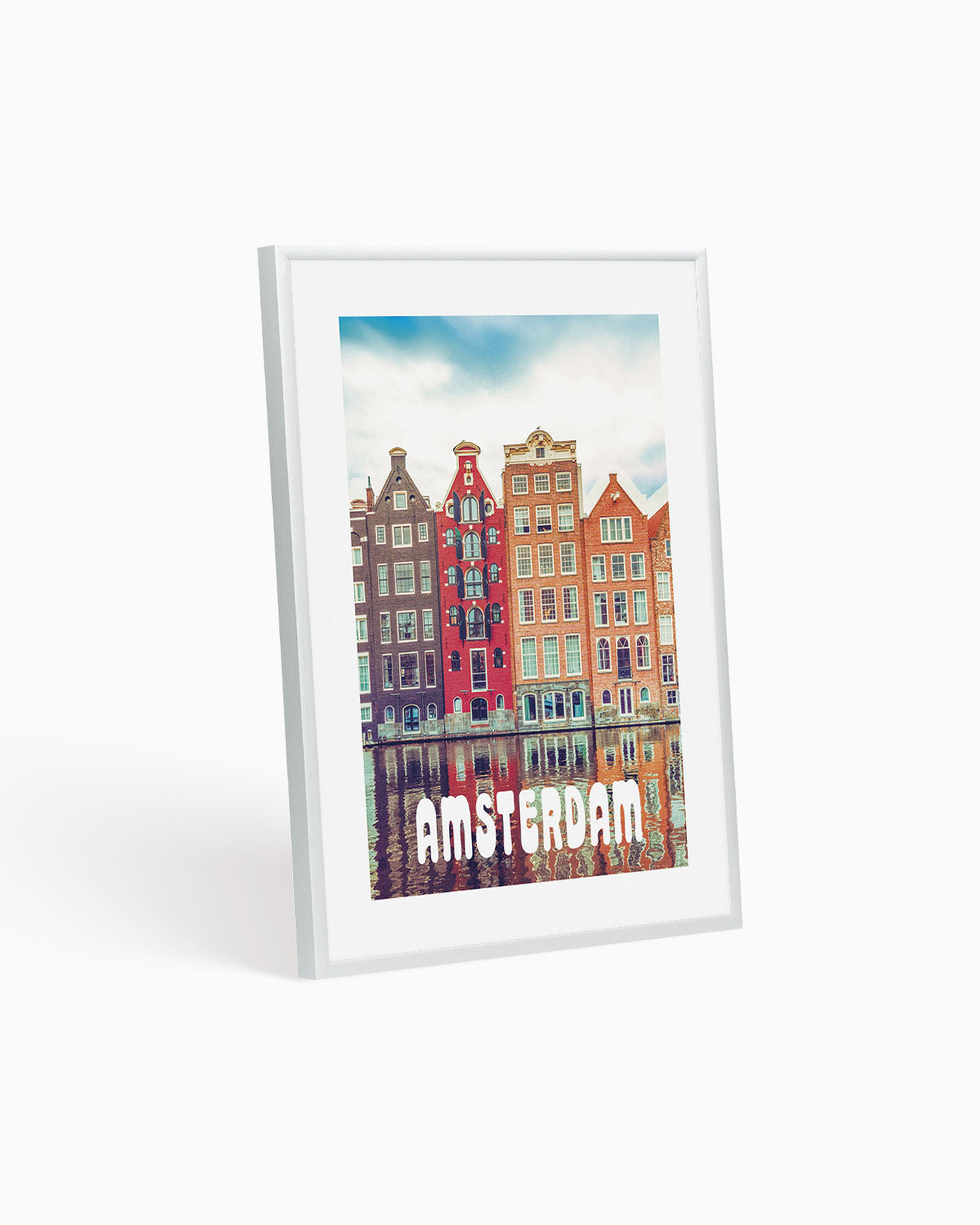 Poster city artistic Amsterdam