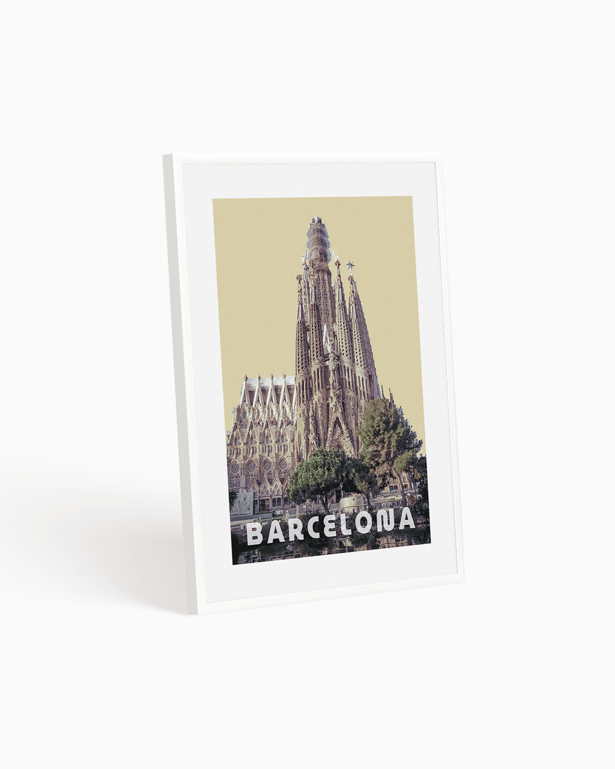 Poster city artistic Barcellona