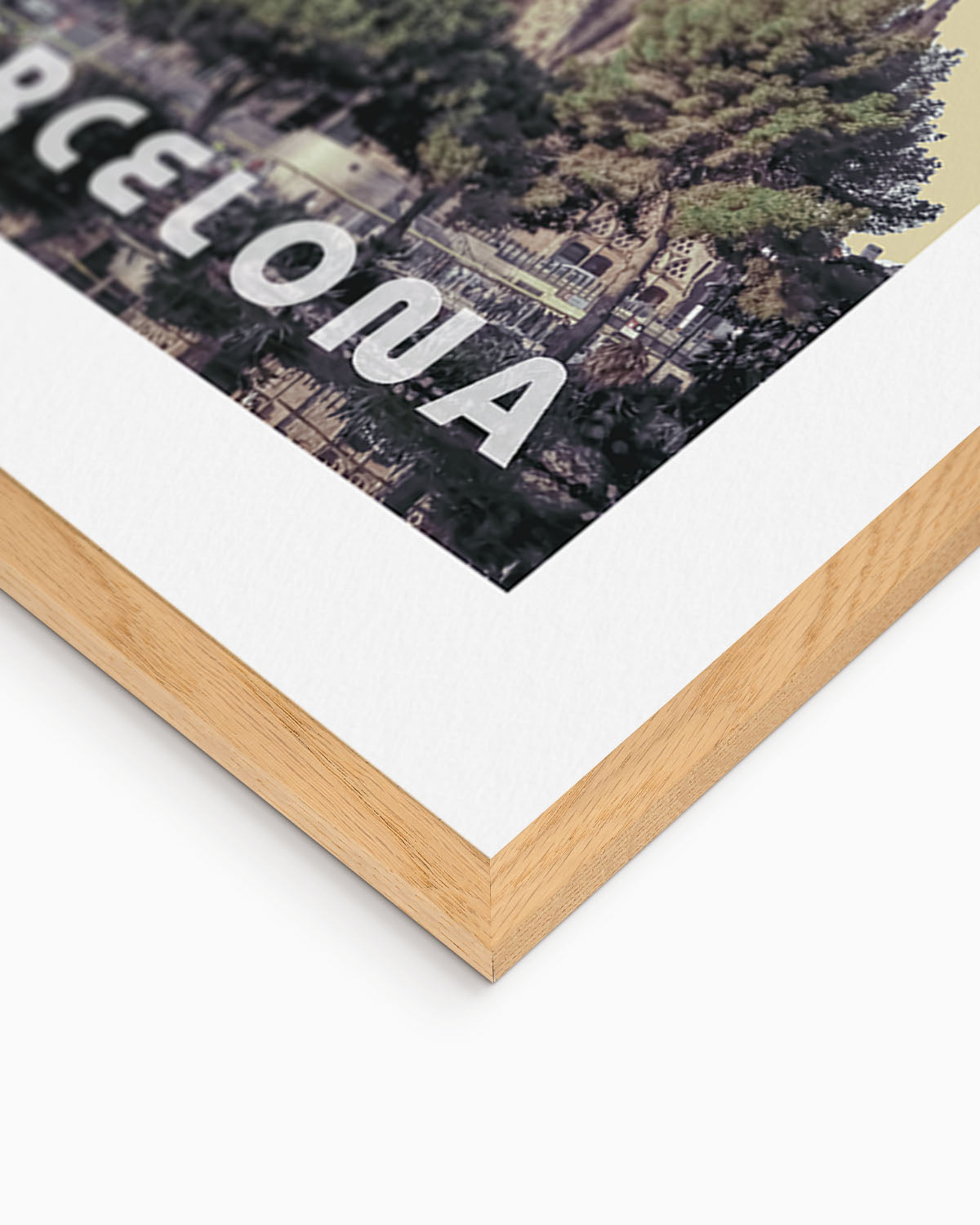 Poster city artistic Barcellona