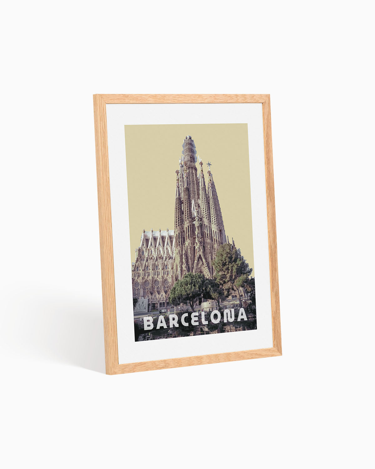 Poster city artistic Barcellona