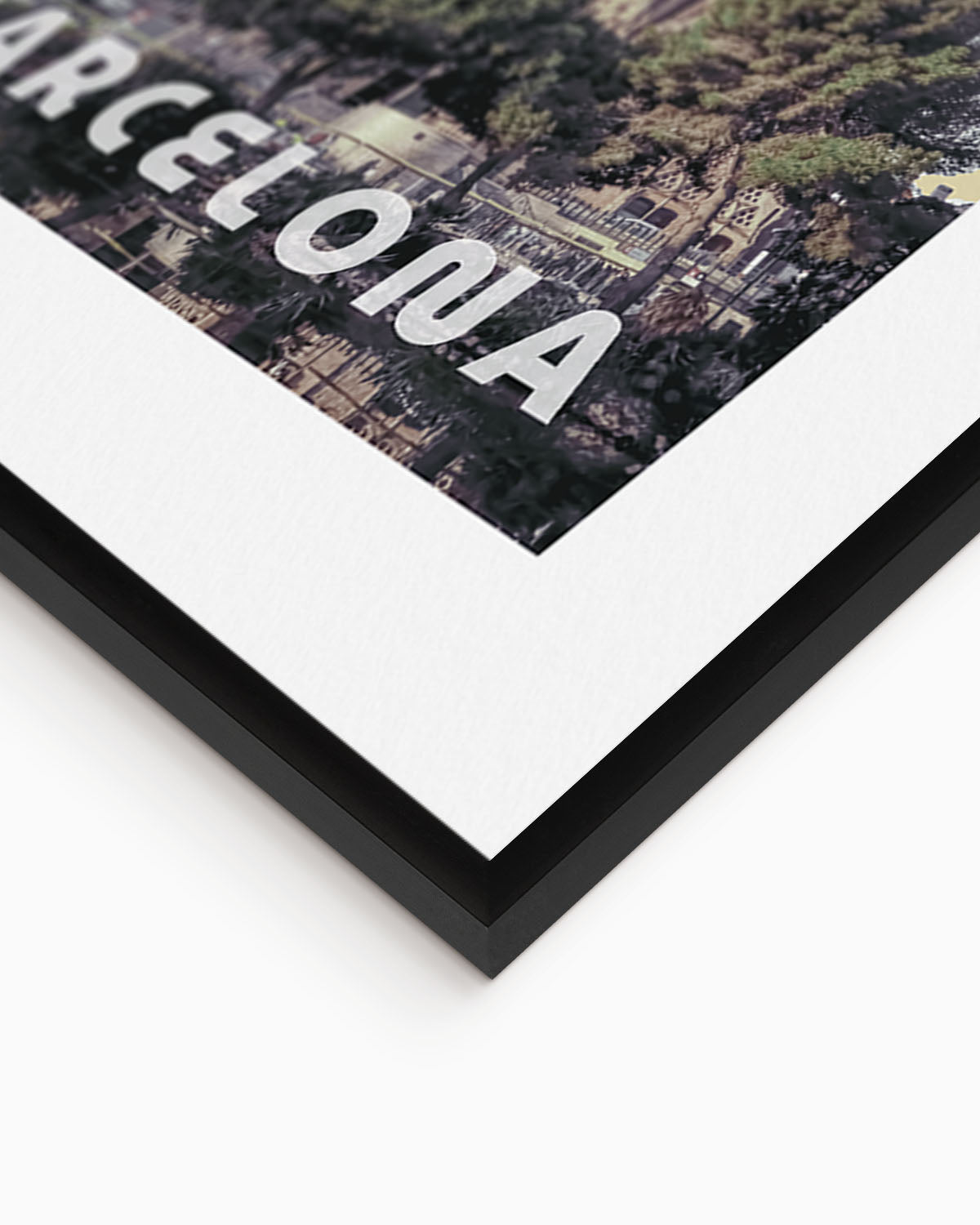 Poster city artistic Barcellona