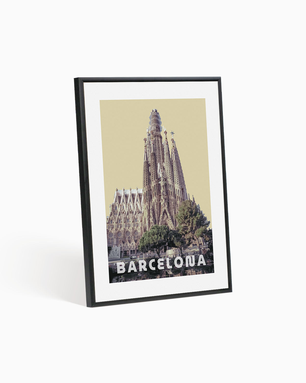 Poster city artistic Barcellona