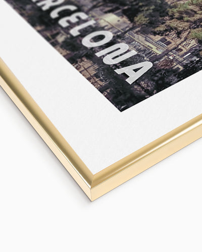 Poster city artistic Barcellona