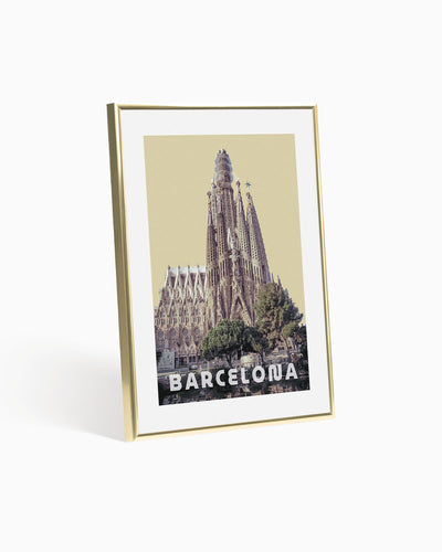 Poster city artistic Barcellona