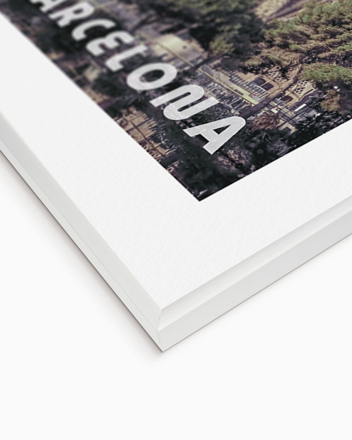 Poster city artistic Barcellona