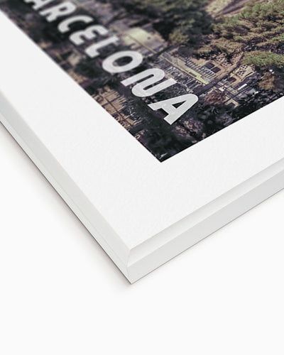 Poster city artistic Barcellona