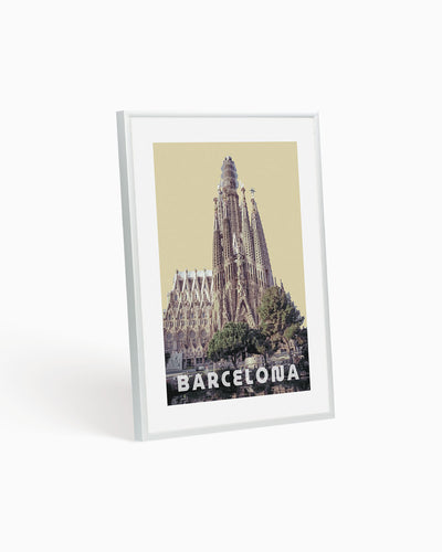 Poster city artistic Barcellona