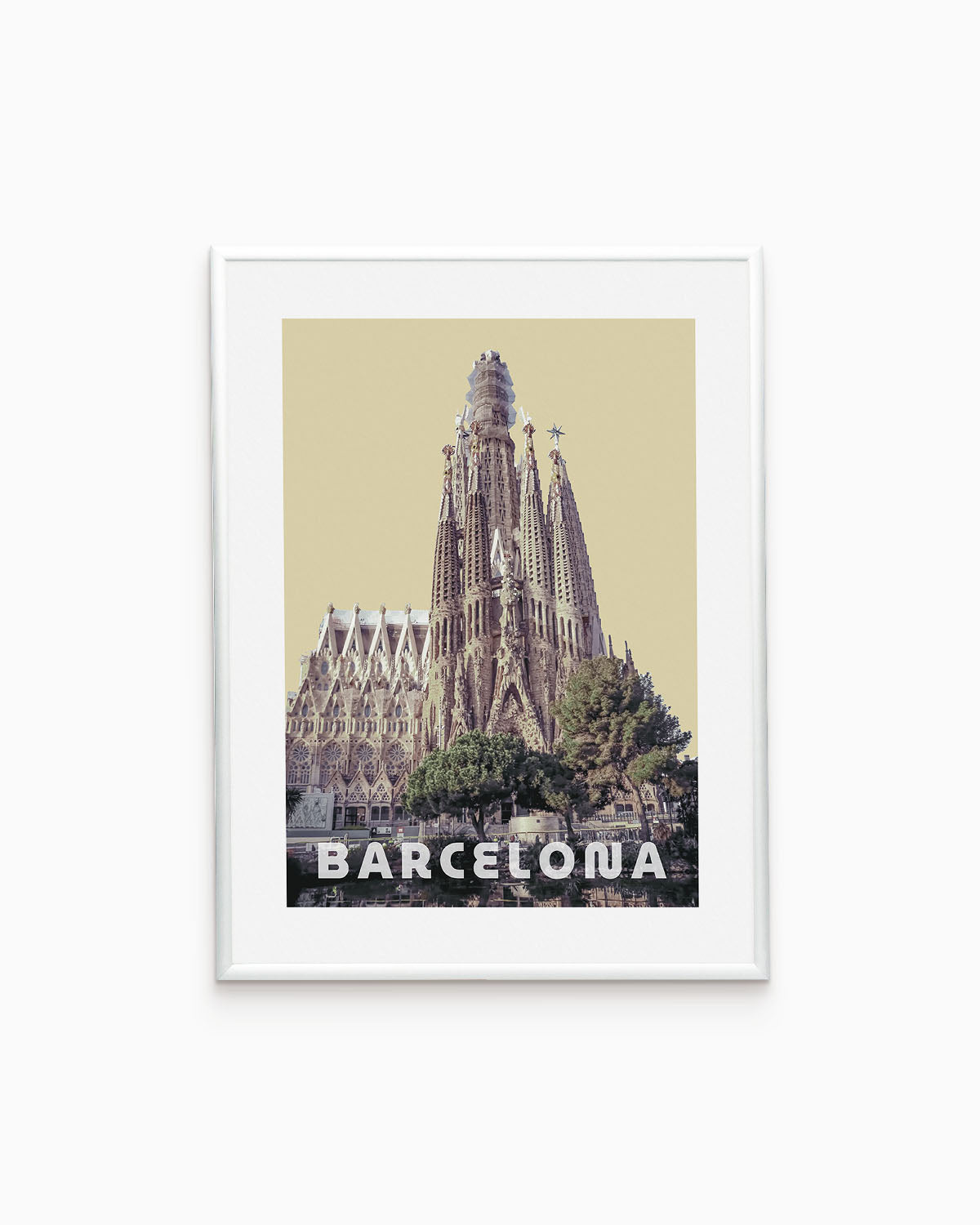 Poster city artistic Barcellona