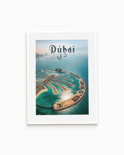 Poster city artistic Dubai