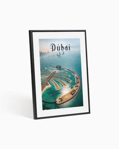 Poster city artistic Dubai