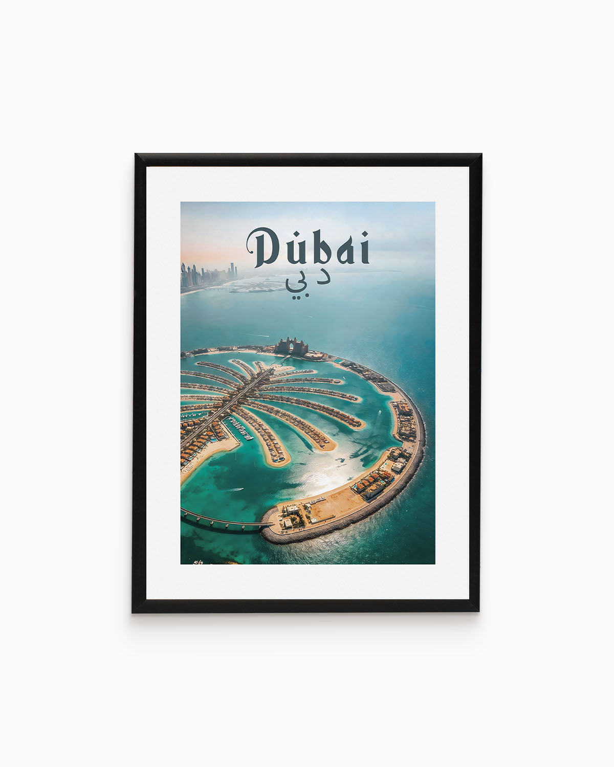 Poster city artistic Dubai