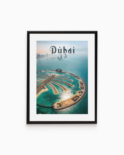 Poster city artistic Dubai