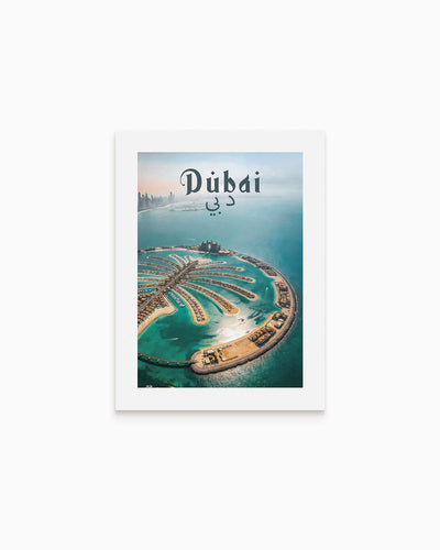 Poster city artistic Dubai