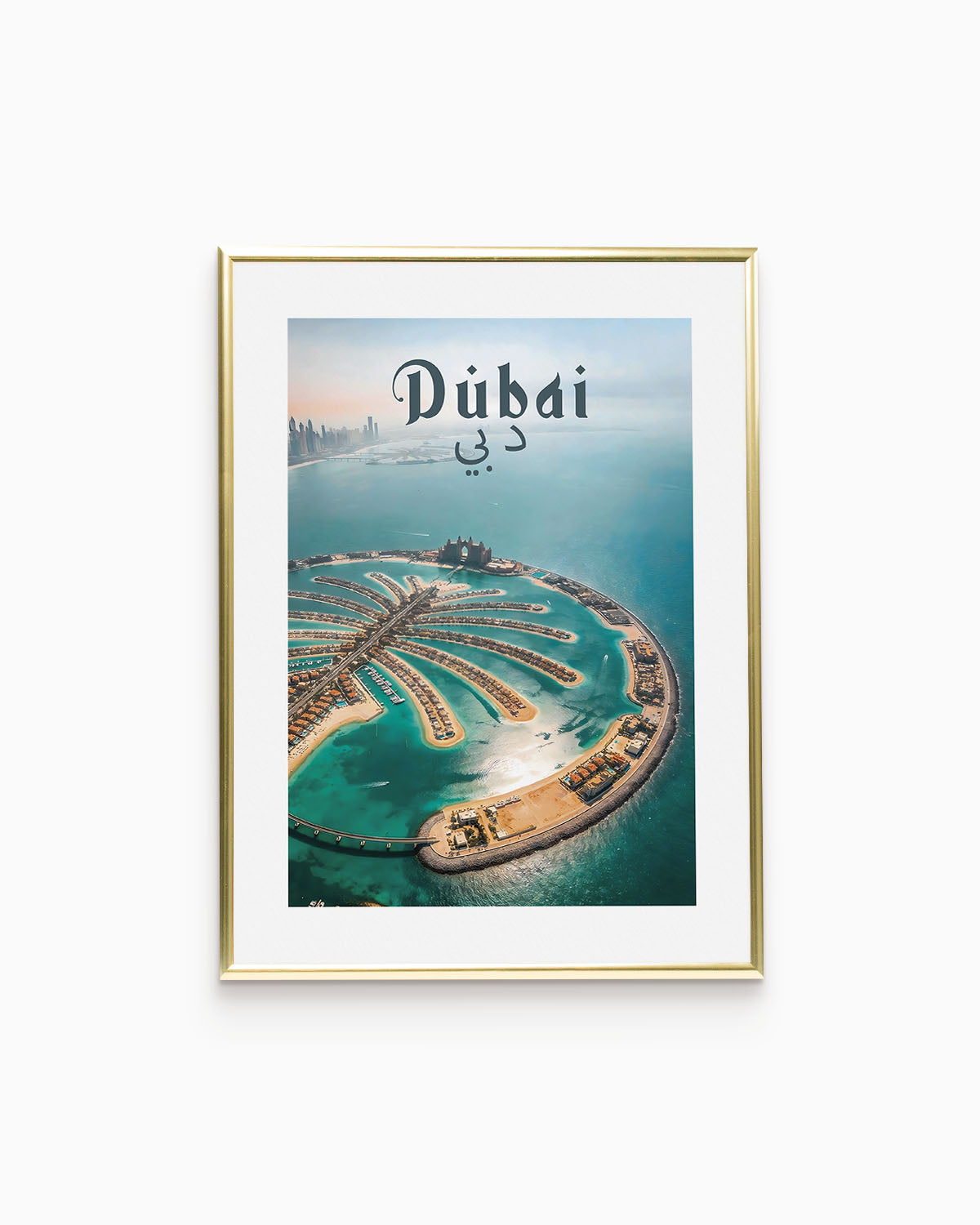 Poster city artistic Dubai