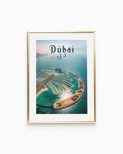 Poster city artistic Dubai