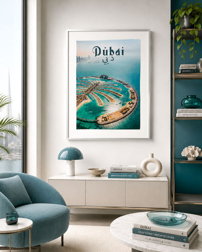Poster city artistic Dubai