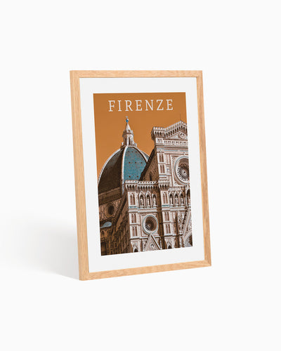 Poster city artistic Firenze