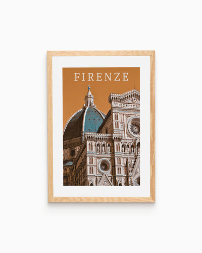 Poster city artistic Firenze