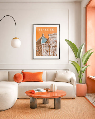 Poster city artistic Firenze