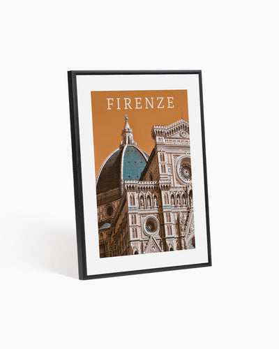 Poster city artistic Firenze