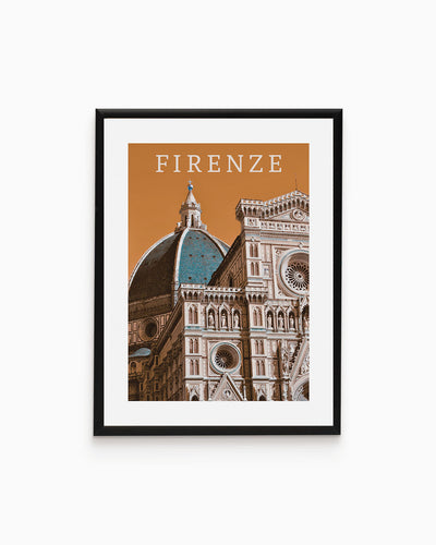 Poster city artistic Firenze