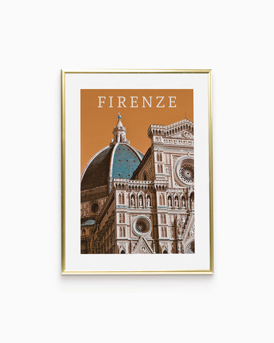 Poster city artistic Firenze
