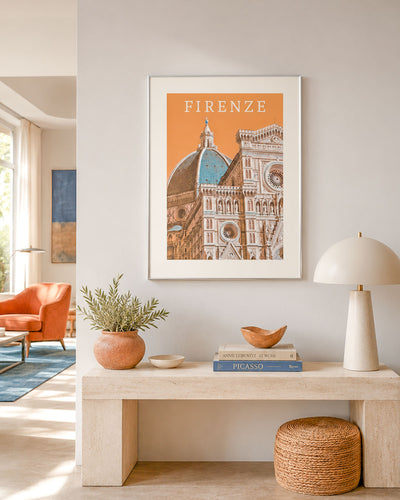 Poster city artistic Firenze