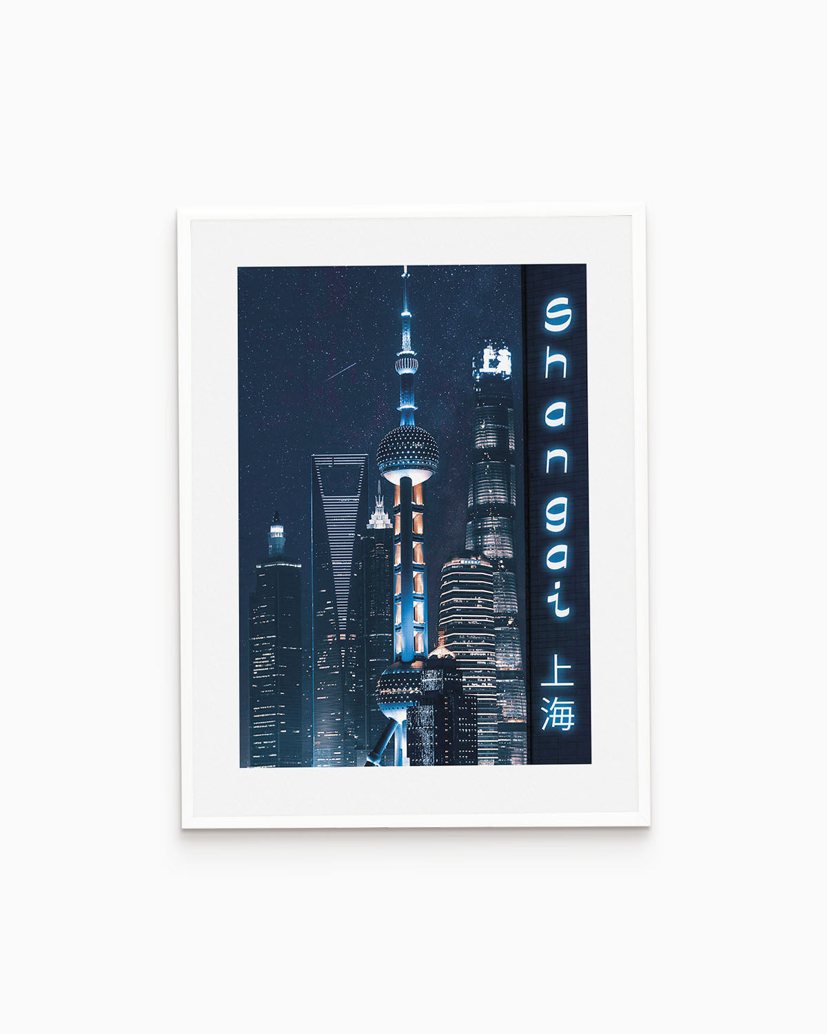 Poster city Shanghai