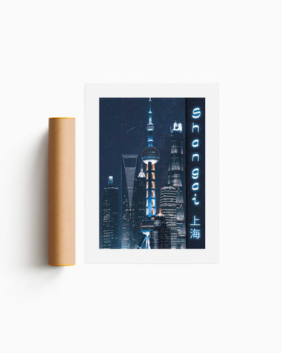 Poster city Shanghai