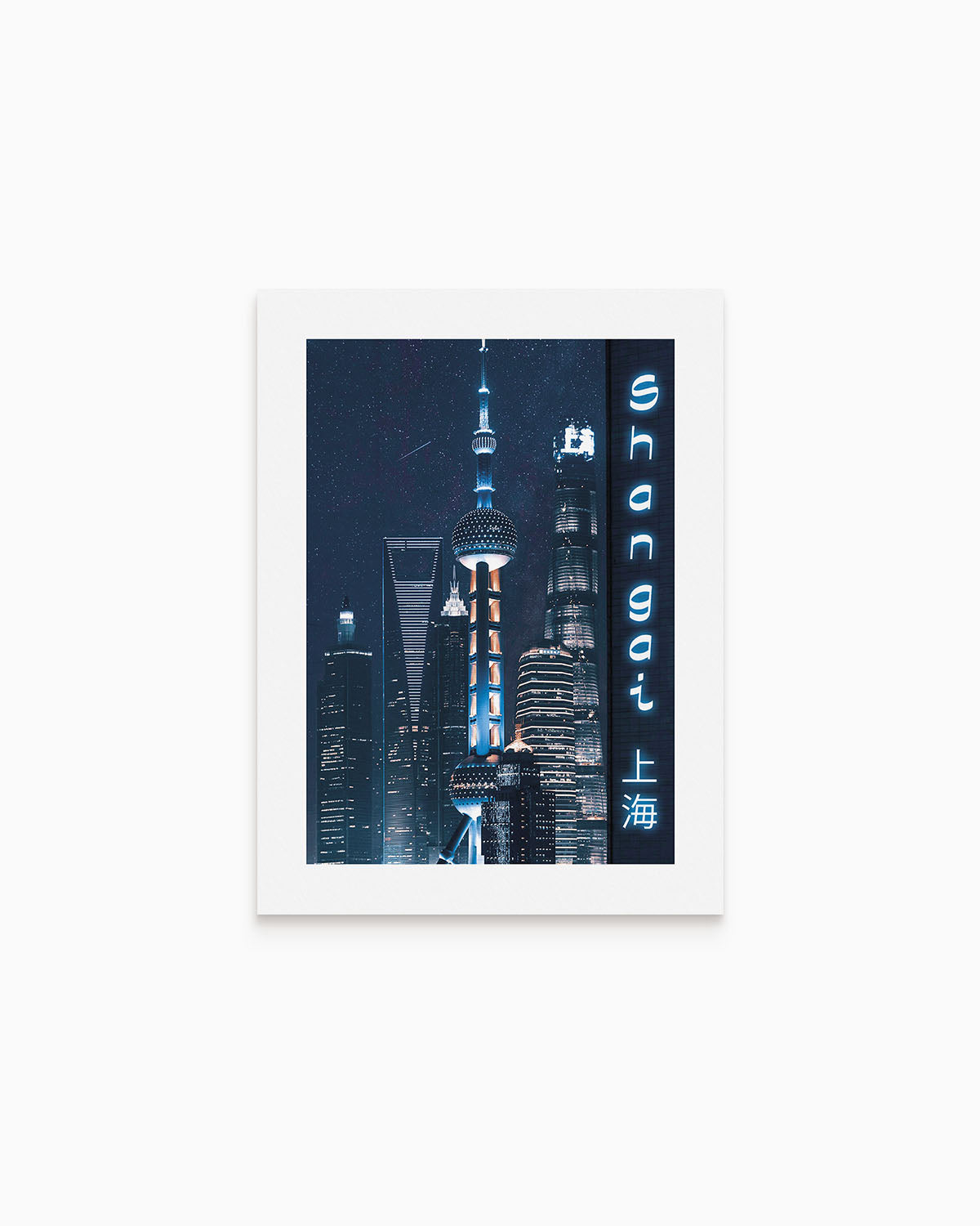 Poster city Shanghai