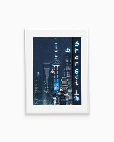 Poster city Shanghai