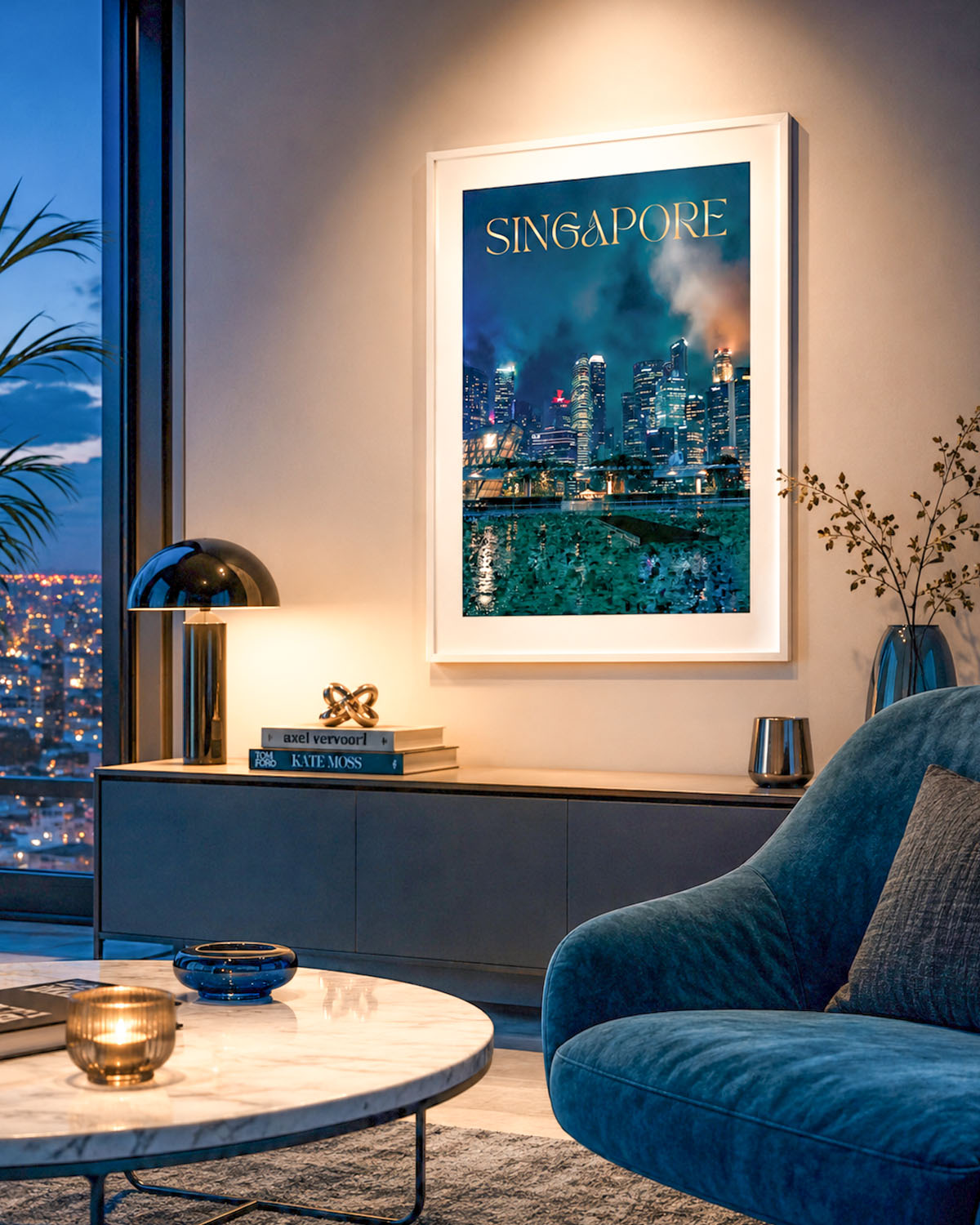 Poster city Singapore
