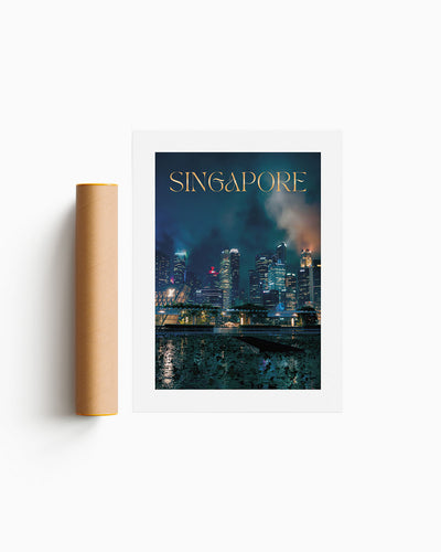 Poster city Singapore
