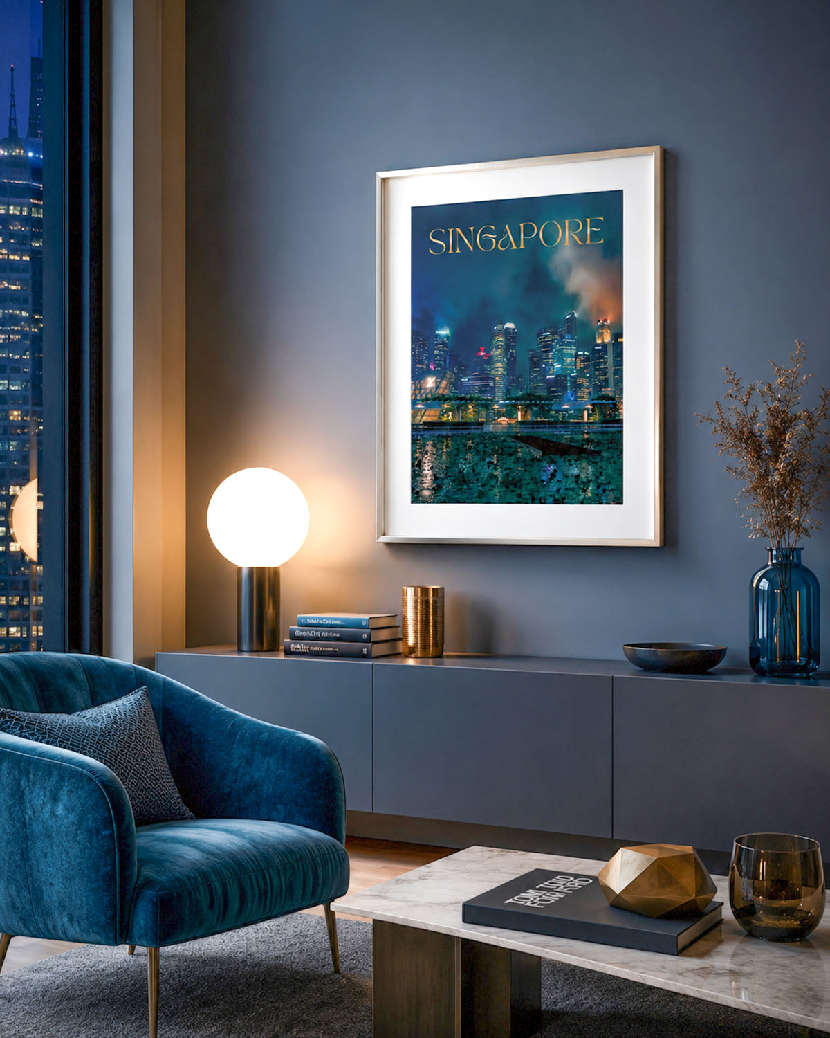 Poster city Singapore