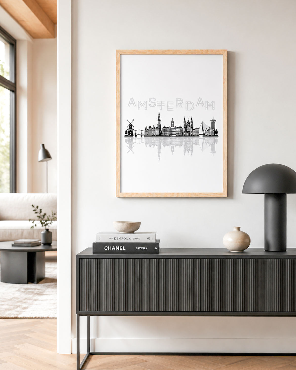 Poster Skyline Amsterdam