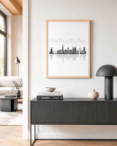 Poster Skyline Amsterdam