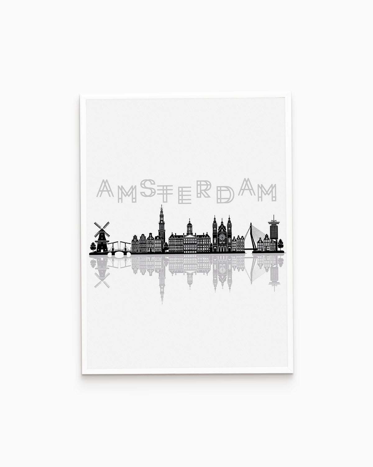 Poster Skyline Amsterdam