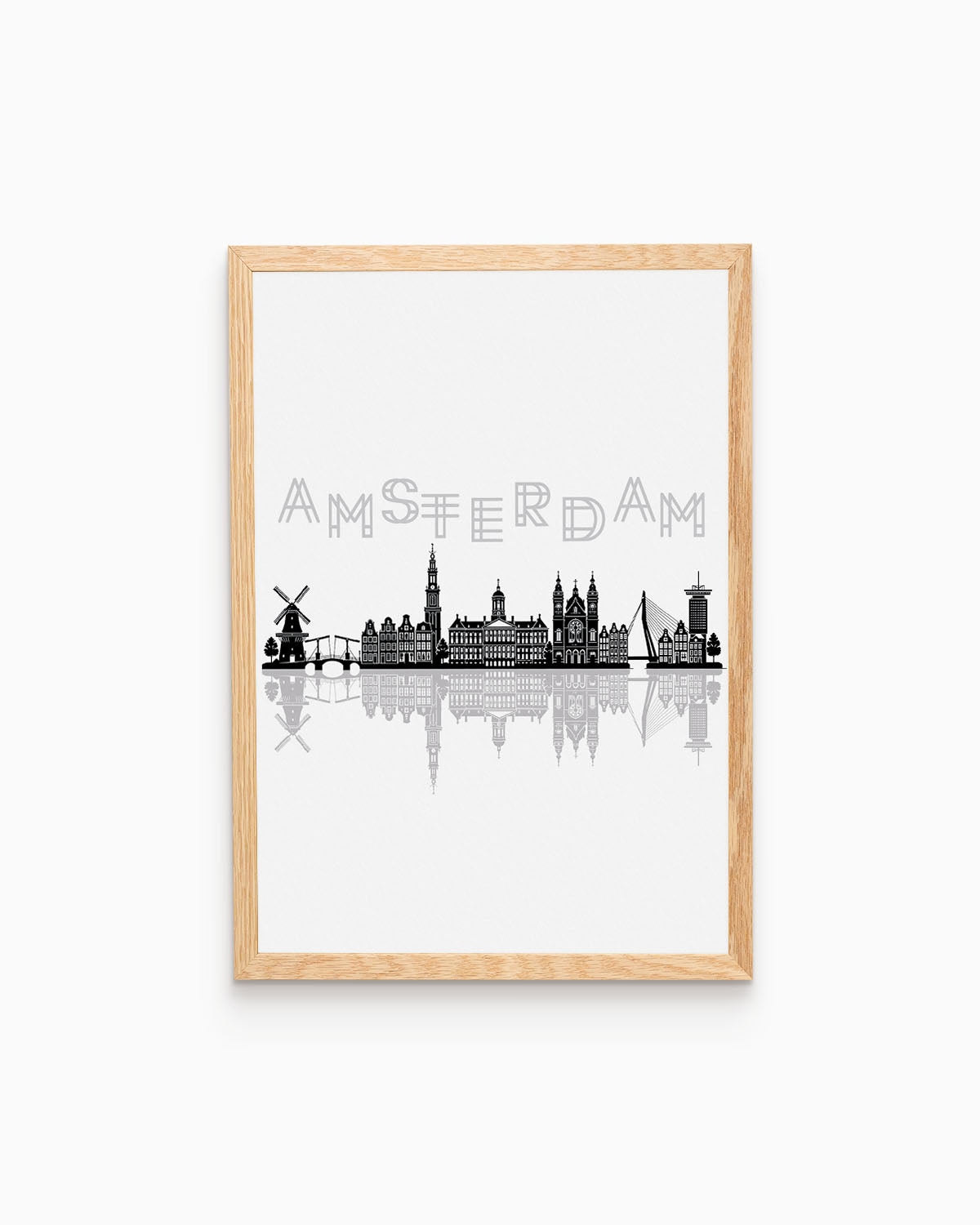 Poster Skyline Amsterdam