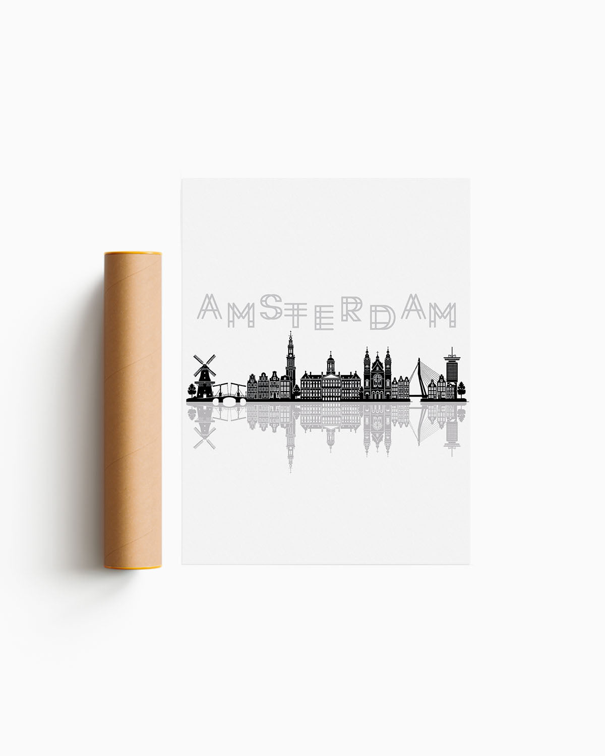 Poster Skyline Amsterdam