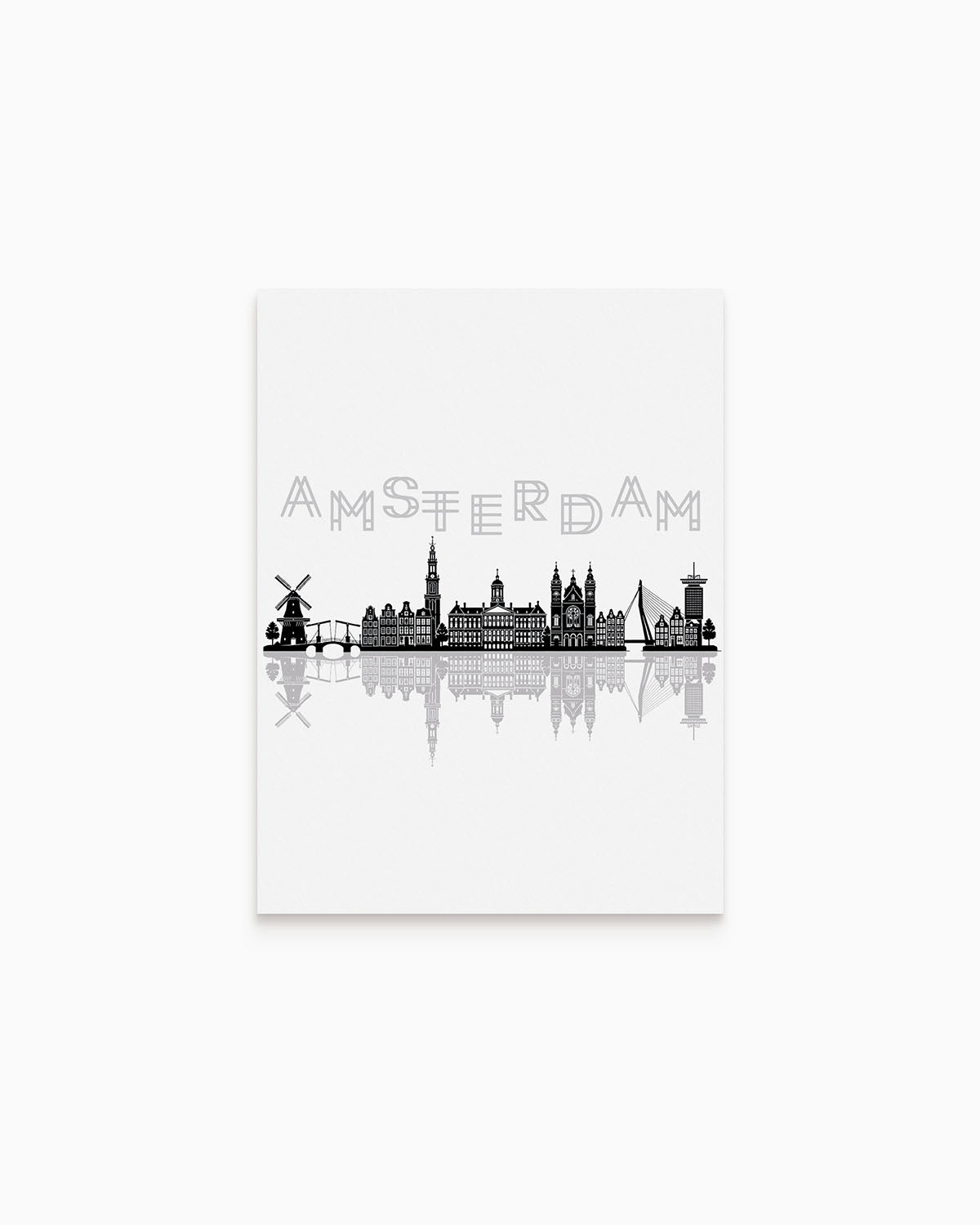 Poster Skyline Amsterdam